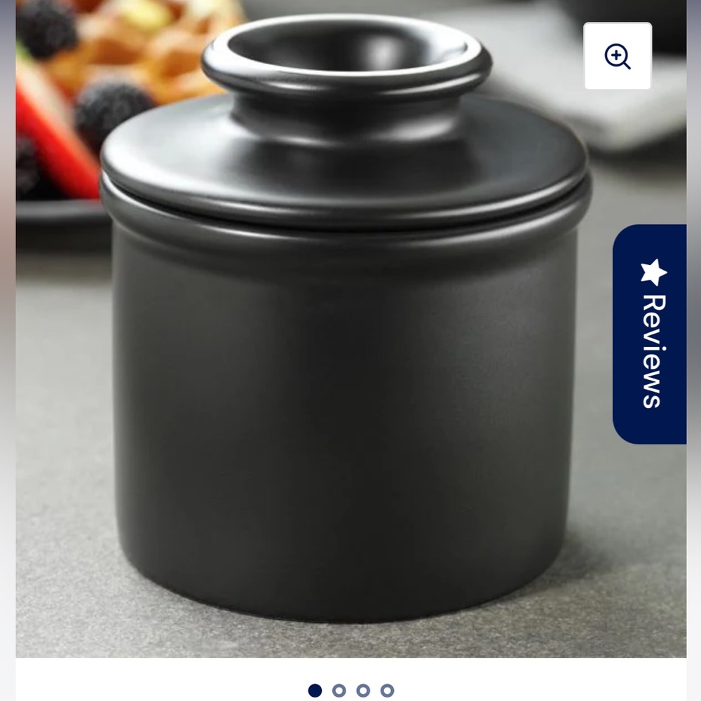 Butter Bell Crock - Classic Matte Black